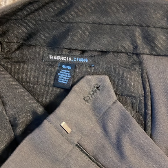 Van Heusen - Mens Dress Pants Drk Grey 36/30 - Picture 2 of 3